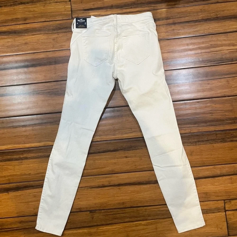 Hollister Women's White Skinny Jeans - Picture 4 of 4